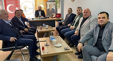 Pancar Ekicileri Kooperatifinden AK Parti Havza İlçe Başkanı Pekşen’ Ziyaret