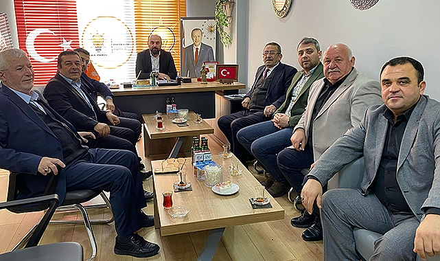 Pancar Ekicileri Kooperatifinden AK Parti Havza İlçe Başkanı Pekşen’ Ziyaret