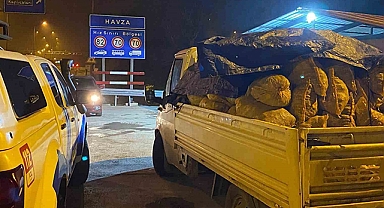 Havza'da Midye Operasyonu 3,5 Ton Ele Geçirildi