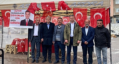 CHP Havza Örgütünden Ekrem İmamoğlu İçin İmza Kampanyası