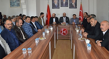 Havza'da MHP'nin Bayramlaşma Programında Birlik Mesajları Verildi