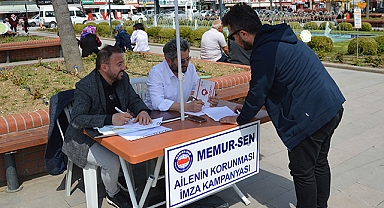 Havza’da “Anayasa Değişsin, Aile Korunsun” İmza Kampanyası Çalışması