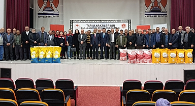 Havza'da Ayçiçeği Tohumluğu Dağıtıldı