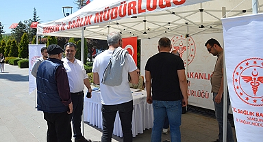 Havza’da Obeziteyle Mücadele İçin Bilgilendirme Standı Kuruldu
