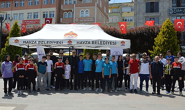 Havza'da Oryantiring Yarışı Düzenlendi