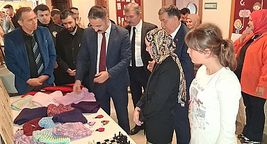 Havza'da Özel Öğrencilerden Anlamlı Sergi