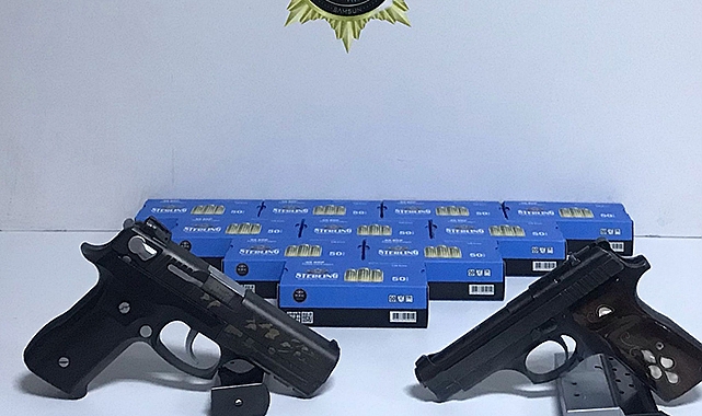 Havza'da Silah Kaçakçılığı Operasyonu: 2 Gözaltı
