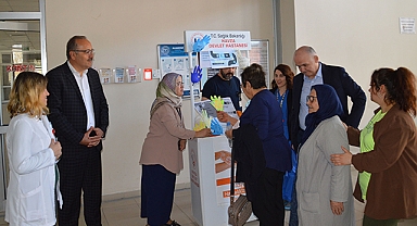 Havza Devlet Hastanesinde El Hijyeni Standı Açıldı