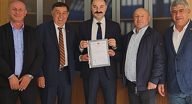 Havza OSB’deki Arsanın Tapusunu Teslim Edildi