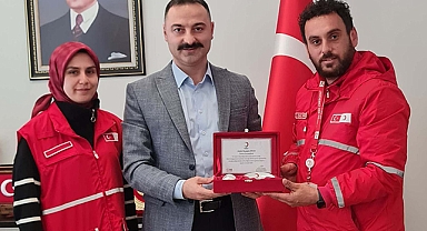 Kızılay’dan Havza Kaymakamı Ayvat’a Teşekkür