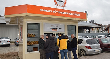 Samsun Halk Ekmek Büfesi Hizmete Girdi