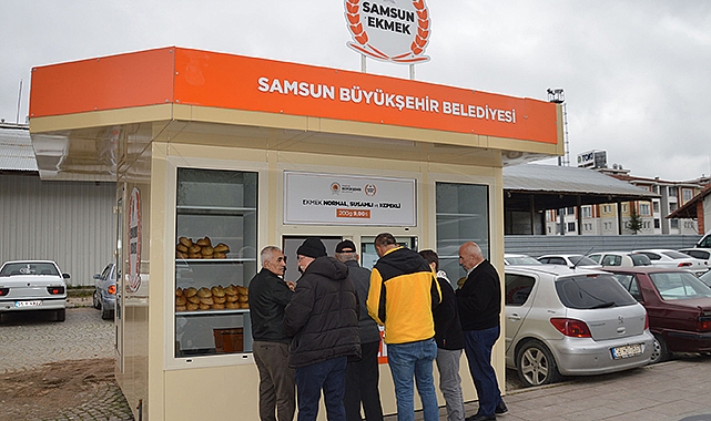 Samsun Halk Ekmek Büfesi Hizmete Girdi