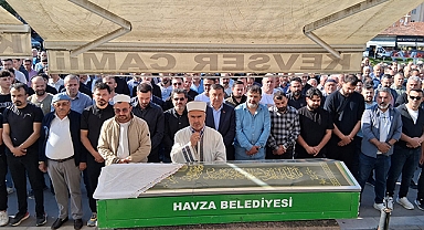 Havza'da Hacı Şehri İkiz Son Yolculuğuna Uğurlandı