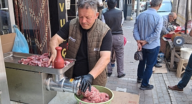 Havza’da Kurban Sonrası Kıyma Yoğunluğu