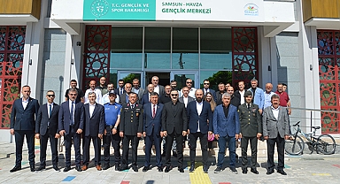 Havza’da Resmi Bayramlaşma Programı Düzenlendi