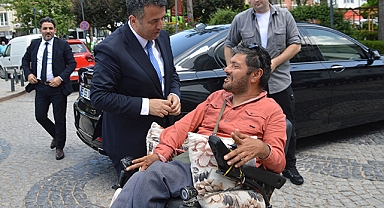 Yürek Isıtan Diyalog: Engelli Vatandaşın Gazzeli Çocuklara Umudu Oldu