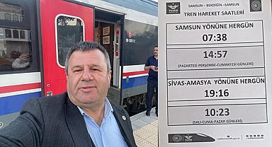 Bekdiğin Tren İstasyonu’nda Yolcu Taşımacılığı Başladı
