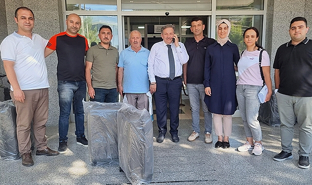 Büro Memur-Sen’den Havza’daki Üyelerine Ziyaret ve Hediye Dağıtımı