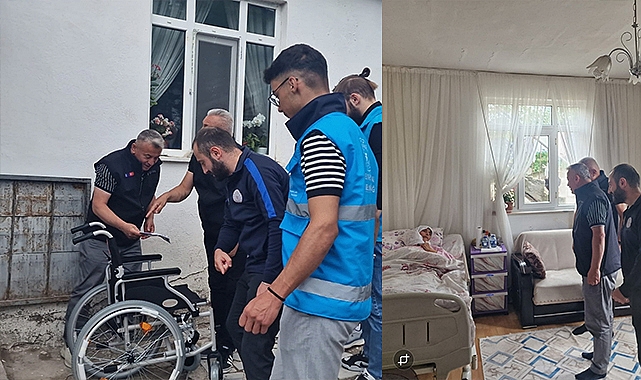 HASENE Vakfı’ndan Havza’da Tekerlekli Sandalye Desteği