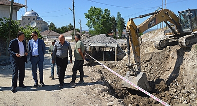 Havza’da Akarsu Yatağı Islah Çalışmaları Devam Ediyor