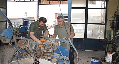 Havza'da Hasat Öncesi Sanayi Sitesinde Yoğun Mesai Başladı