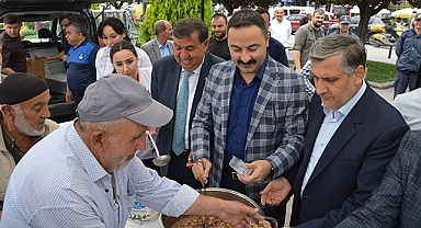Havza’da Muharrem Ayı Bereketi: Vatandaşlara Aşure İkramı Yapıldı