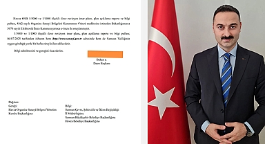 Havza OSB’de 594 Hektarlık Genişleme Alanı İmar Planı Onaylandı