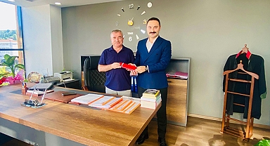 Kaymakam Ayvat’tan Av. Sebahattin Özdemir’e Hayırlı Olsun Ziyareti