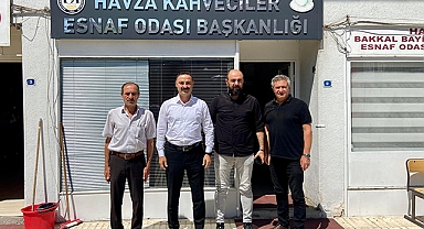 Kaymakam Mustafa Ayvat'tan Havza'daki Esnaf Odalarına Ziyaret