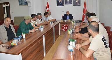 MHP Havza İlçe Teşkilatı Yeni Dönem Çalışmalarını Değerlendirdi