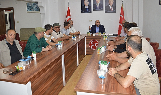 MHP Havza İlçe Teşkilatı Yeni Dönem Çalışmalarını Değerlendirdi