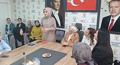AK Parti Havza Kadın Kolları’ndan Mahalle Başkanlarıyla Toplantı