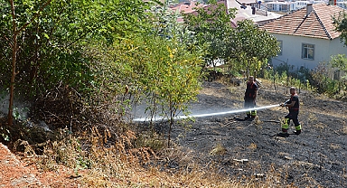 Havza’da Arazi Yangını Korkuttu