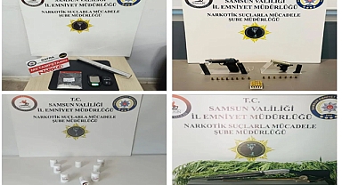 Havza Dahil 4 İlçede Eş Zamanlı Uyuşturucu Operasyonu