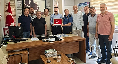 Havza Kaymakamı Ayvat’tan İlçe Emniyet Müdürü Bıyık’a Hayırlı Olsun Ziyareti