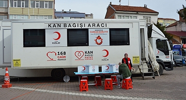 Havza'da 40 Ünite Kan Bağışı Kabul Edildi