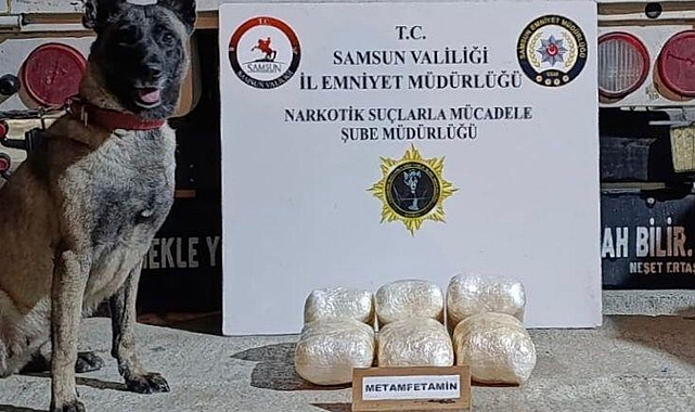 Havza'da Kamyonette Gizlenmiş 5 Kilo Uyuşturucu Ele Geçirildi