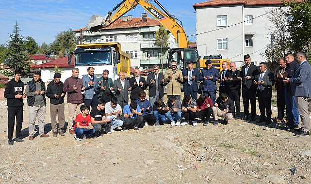 Havza'da Müftülük Sitesi ve Yatılı Kur'an Kursu İnşaatı Başladı