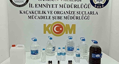 Samsun'da Sahte İçki Operasyonu: 24,5 Litre Sahte Alkollü İçki Ele Geçirildi