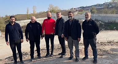 Havza AK Parti İlçe Başkanı Ve Esnaf Odalarından Köprü Ve Yol İncelemesi