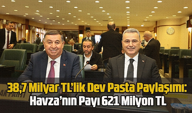 Havza Belediyesi 2026 Bütçesi 621 milyon TL