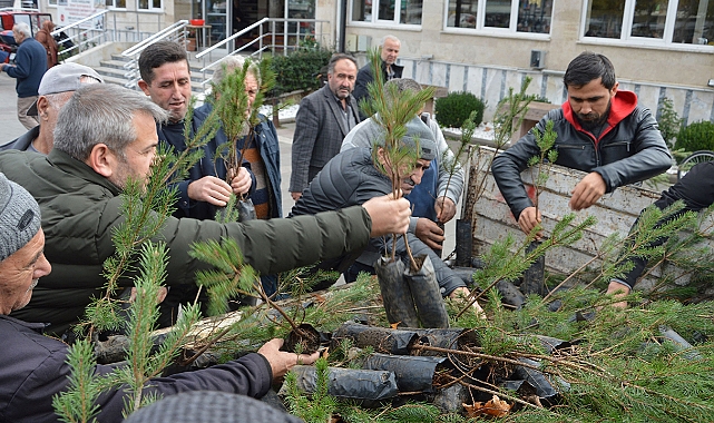 Havza Belediyesi Vatandaşlara 1000 Fidanı Ücretsiz Dağıttı