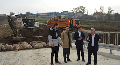 Havza'da Sanayi Köprüsü ve Bağlantı Yolu Çalışmaları İncelendi