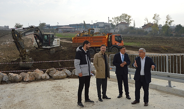 Havza'da Sanayi Köprüsü ve Bağlantı Yolu Çalışmaları İncelendi