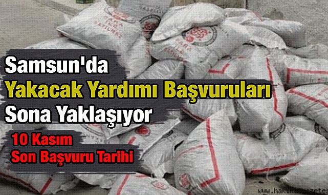 Yakacak Yardımı İçin Son Gün 10 Kasım! Havzalı Vatandaşlar İçin Başvuru Detayları