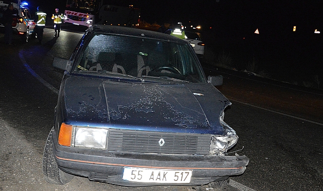 Havza'da Direksiyon Hakimiyetini Kaybetti! 3 Araç Karıştı