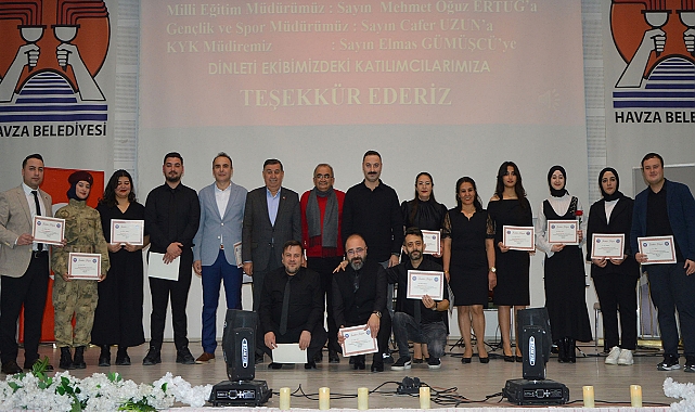 Havza’da Şiir Dolu Gece: Ruhun Nefesi Sahne Aldı