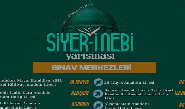 Havza’da Siyer-i Nebi Heyecanı: Adres 25 Mayıs Lisesi