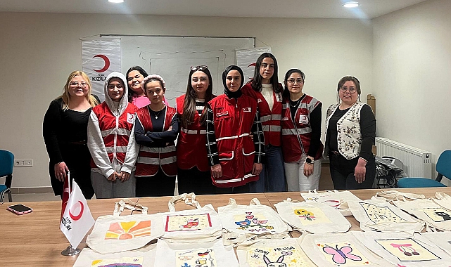 Havza KYK’da Renkli Atölye: Çantalar Sanatla Buluştu