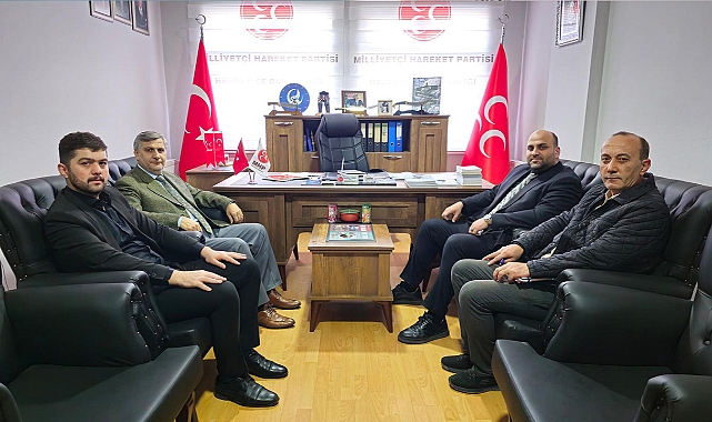 Havza Müftüsü Alıcı'dan, MHP İlçe Başkanlığına Ziyaret